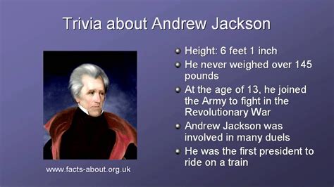 andrew jackson 5 facts|who were andrew jackson's parents.